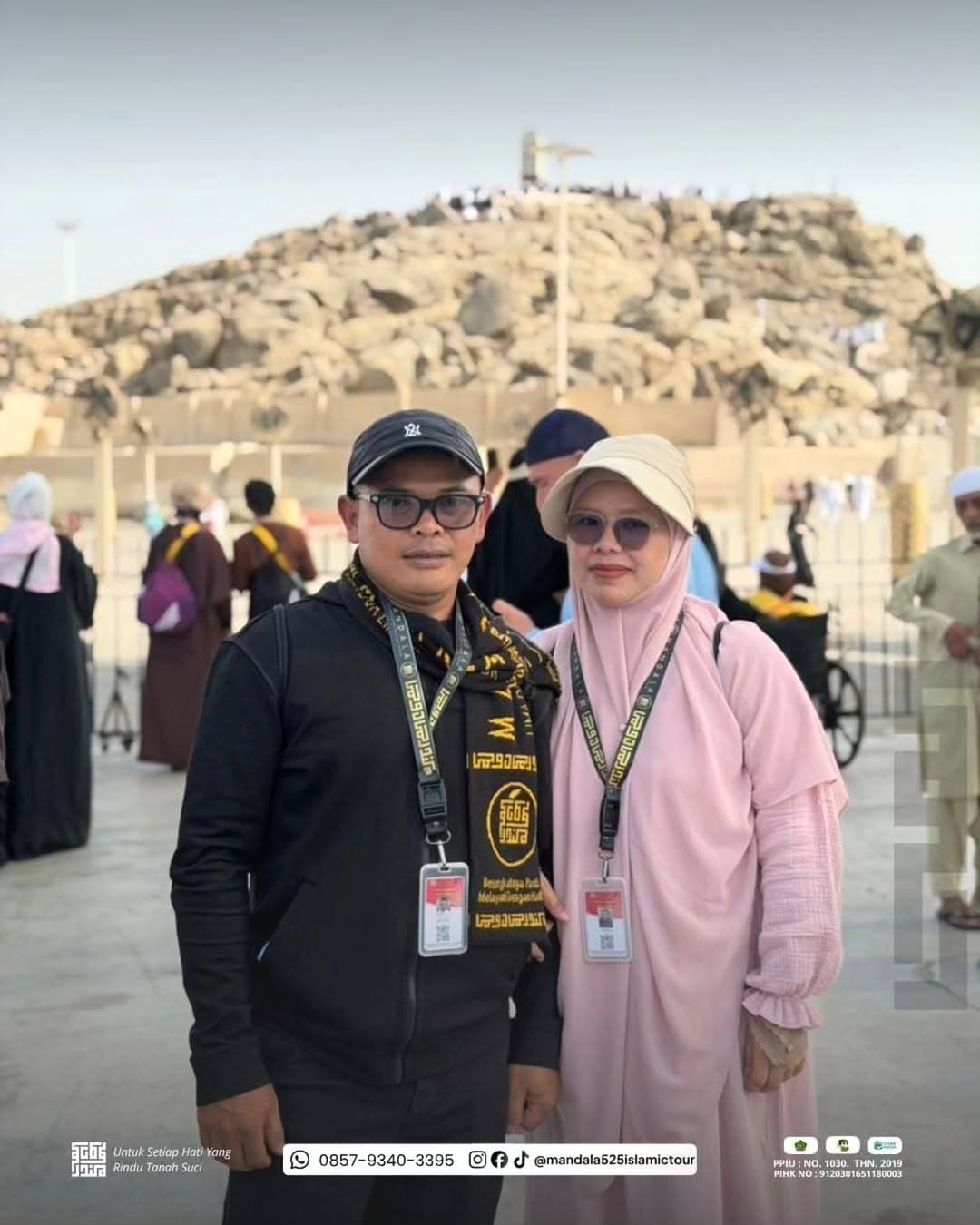 Jamaah Mandala berziarah ke Jabal Rahmah